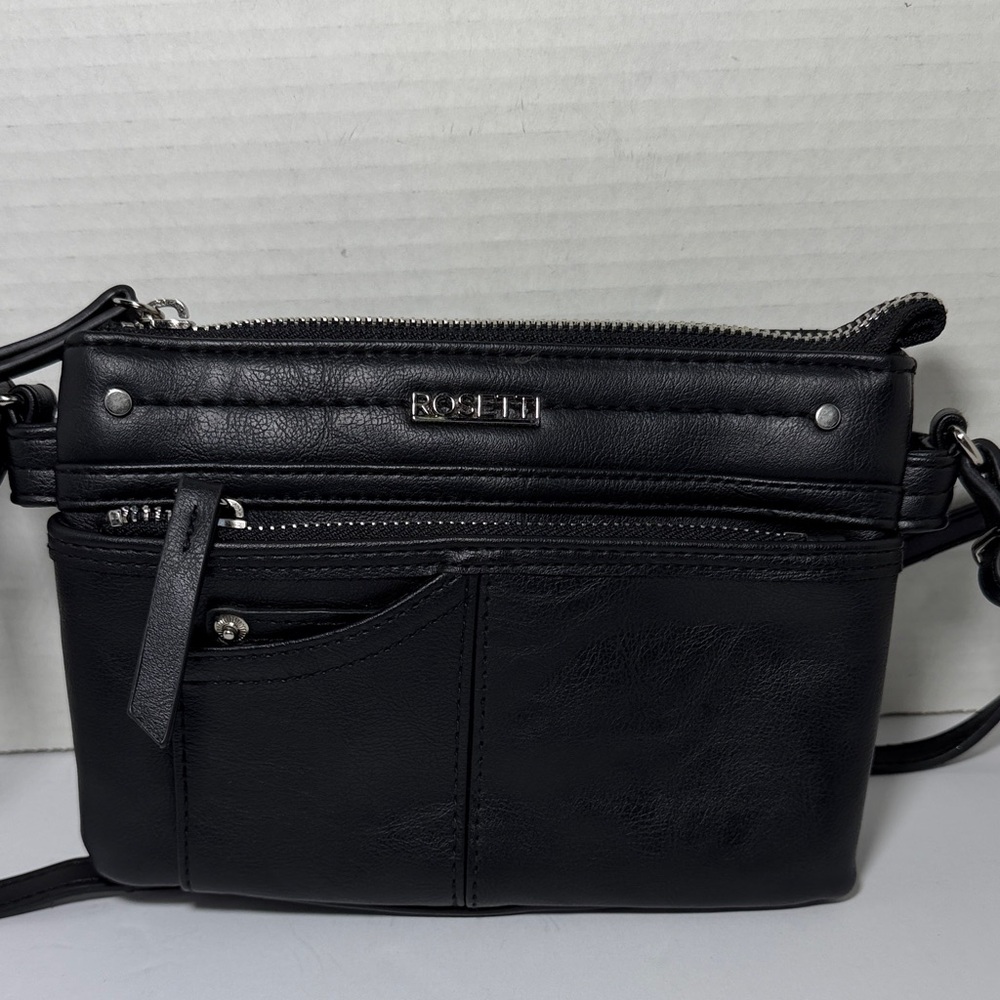 Rosetti Sleek Black Crossbody Bag women’s
